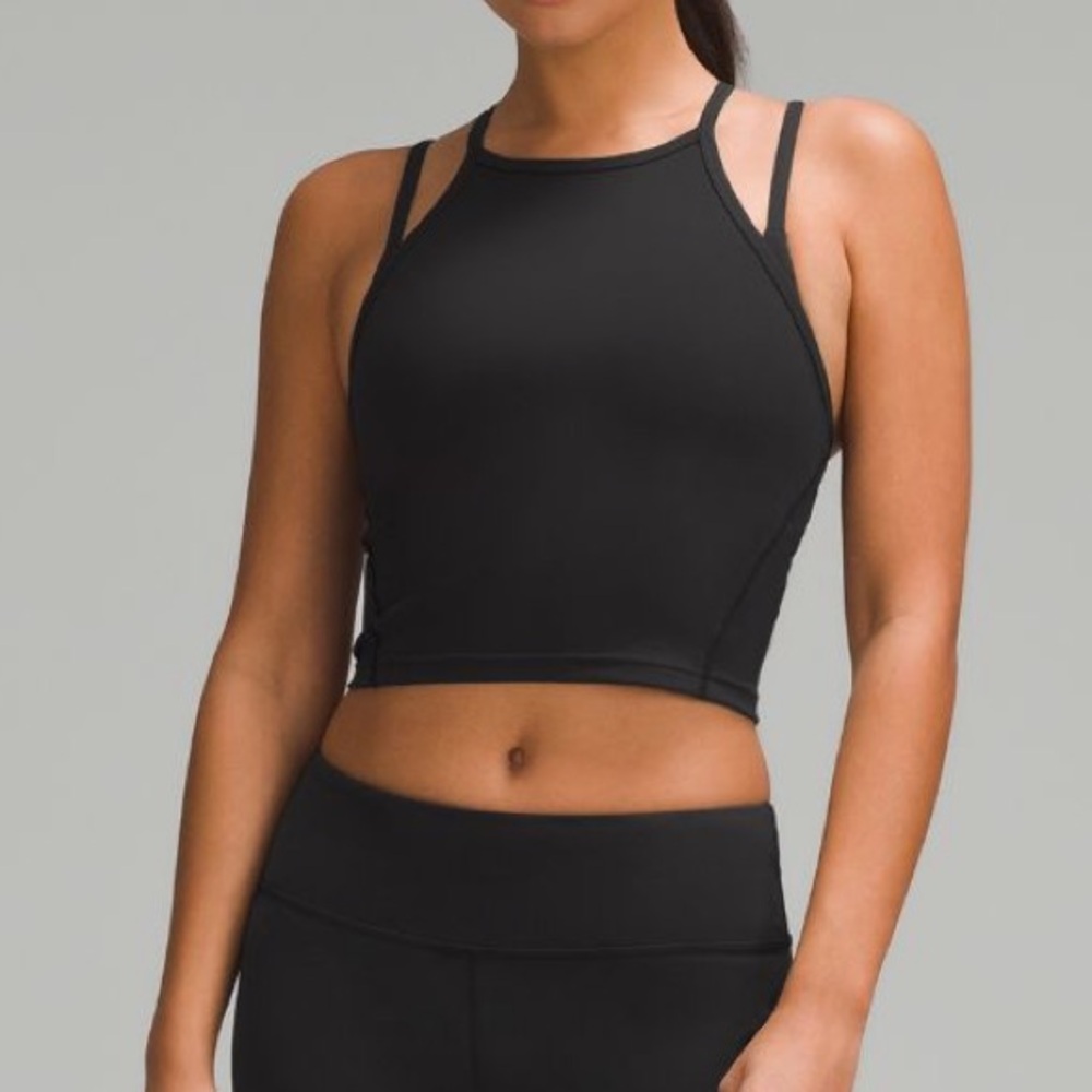 Wunder Train High Neck Cross Back Tank Top